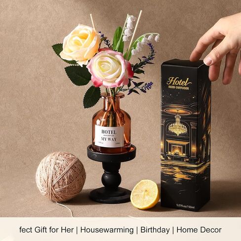 My Way Hotel Reed Diffuser – Scented Sticks for Home & Office | My Way Hotel Reed Diffuser Sticks Set – Luxury Long-Lasting Scent for Bedroom, Bathroom, Living Room & Office in Saudi Arabia