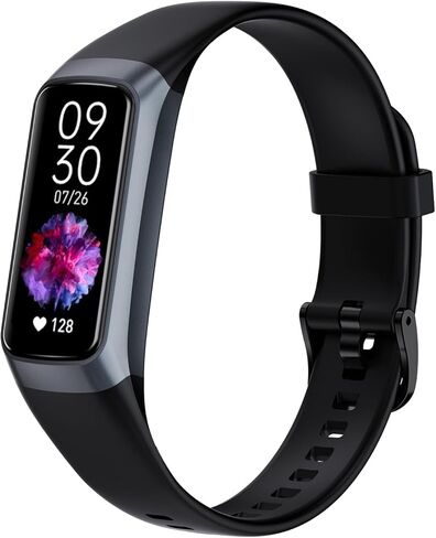 Fitness Tracker with Heart Rate/Blood Oxygen/Sleep Monitor, 20+ Sports Modes Smart Watches for Women/Men, Activity & Step Tracker Smart Watch for Android/iOS Phones(Black) in Saudi Arabia