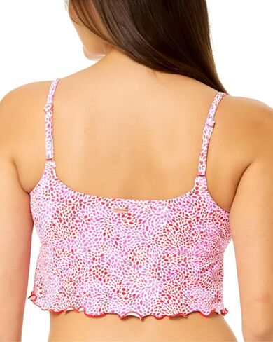 Raisins Womens Wildflower Swim Top, L, Purple in Saudi Arabia