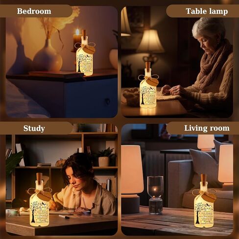 Sympathy Gifts for Loss of Loved One, In Memory of Loved One, Bereavement Condolences Gift for Loss, Sympathy Decorative Bottle Jar Lighting in Saudi Arabia