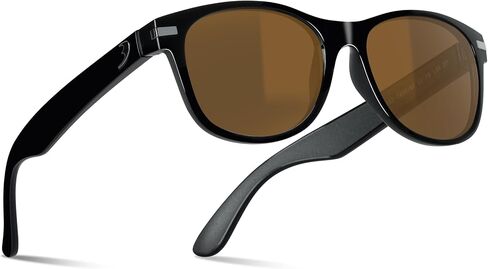B.N.U.S Scratch-Resistant Polarized Sunglasses for Man, Glass Lenses Sun Glasses Driving UV Protection in Saudi Arabia