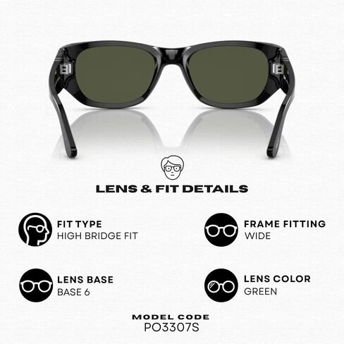 Persol PO3307S pillow Shape Sunglasses With Official Eyewear Kit in Kuwait