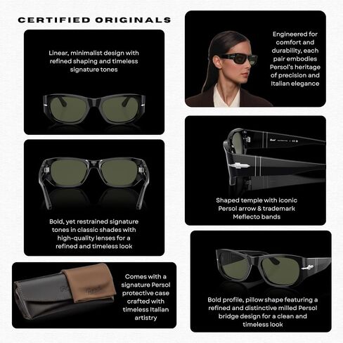 Persol PO3307S pillow Shape Sunglasses With Official Eyewear Kit in Kuwait