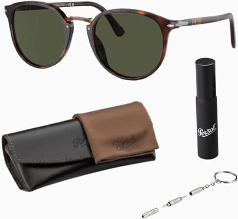 Persol PO3210S Oval Shape Sunglasses With Official Eyewear Kit in Kuwait