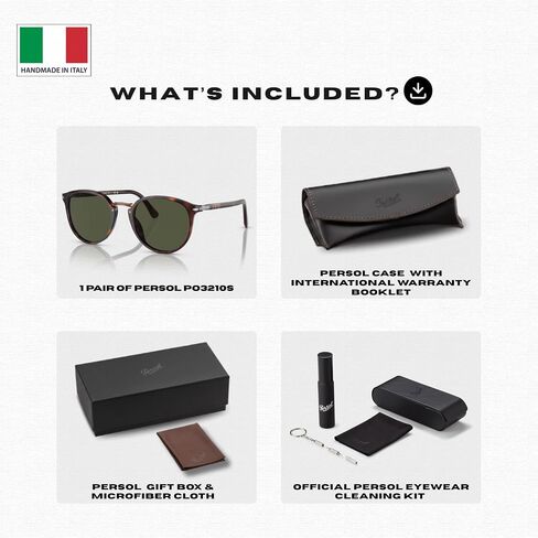 Persol PO3210S Oval Shape Sunglasses With Official Eyewear Kit in Kuwait