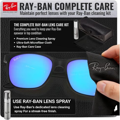 نظارات شمسية Ray-Ban RB4330CH Chromance POLARIZED مربعة الشكل مع مجموعة النظارات الرسمية in Kuwait