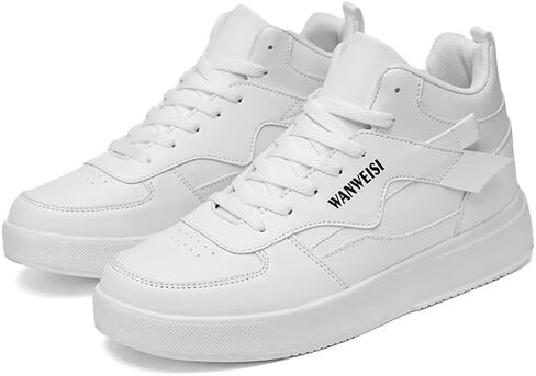 Mens Casual Fashion Sneakers Soft Comfortable Lace-Up Shoes,Tennis Shoes, Stylish Casual Sneakers for Outdoor, Casual Attire & Skateboarding,Modern Skate Shoes in Kuwait