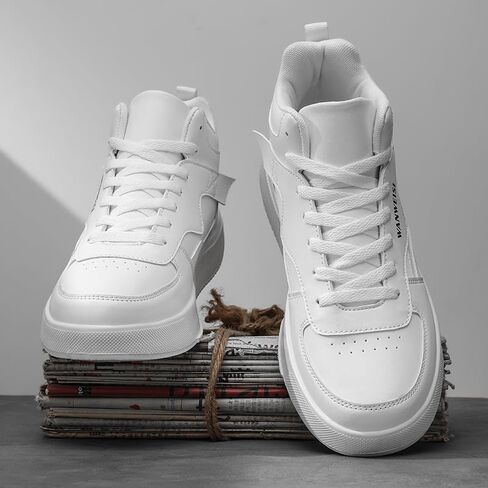 Mens Casual Fashion Sneakers Soft Comfortable Lace-Up Shoes,Tennis Shoes, Stylish Casual Sneakers for Outdoor, Casual Attire & Skateboarding,Modern Skate Shoes in Kuwait