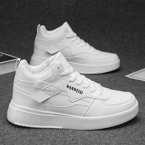 Mens Casual Fashion Sneakers Soft Comfortable Lace-Up Shoes,Tennis Shoes, Stylish Casual Sneakers for Outdoor, Casual Attire & Skateboarding,Modern Skate Shoes in Kuwait