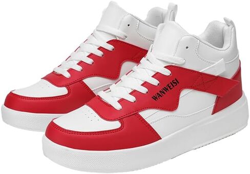 Mens Casual Fashion Sneakers Soft Comfortable Lace-Up Shoes,Tennis Shoes, Stylish Casual Sneakers for Outdoor, Casual Attire & Skateboarding,Modern Skate Shoes in Saudi Arabia