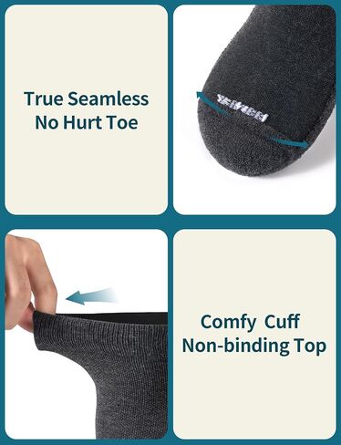 Men's Cotton Compression Socks 20-30 mmHg (3 Pairs) - Knee High Support for Circulation, Travel, Flying, Dress in Kuwait