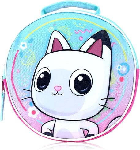 DreamWorks Animation SKG Gabby's Dollhouse Mini Backpack with Lunch Box - Bundle with 14" Backpack, Lunch Bag, Water Bottle, Stickers, More | Gabby's Dollhouse Preschool Bag for Toddler Girls in Kuwait