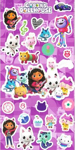 DreamWorks Animation SKG Gabby's Dollhouse Mini Backpack with Lunch Box - Bundle with 14" Backpack, Lunch Bag, Water Bottle, Stickers, More | Gabby's Dollhouse Preschool Bag for Toddler Girls in Kuwait