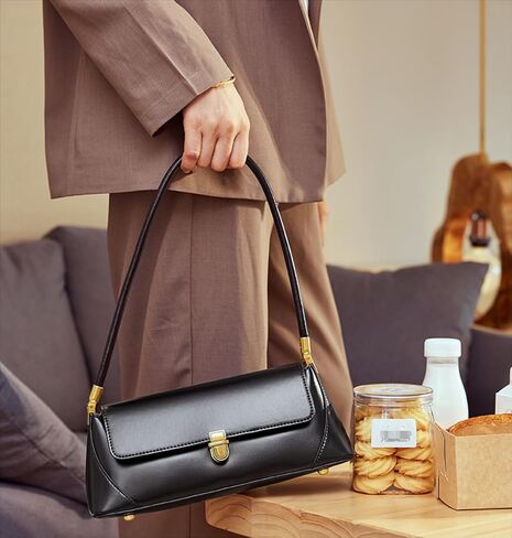 Shoulder Bag for Women Vintage Retro Classic Small Purse 90s Y2K Hobo Tote Handbag Mini Clutch with Buckle Closure in Saudi Arabia
