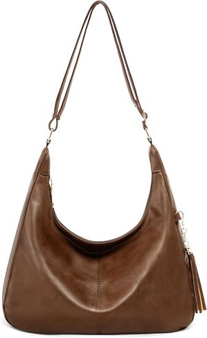 GEMIU Womens Slouchy Purse Cross Body medium hobo purse Leather Shoulder Handbag women's Soft hobo tote bag with zipper in Kuwait