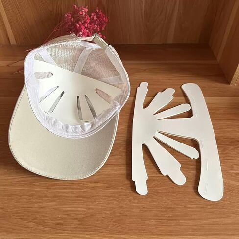 10Pcs Baseball Caps Inserts Shapers, White Plastic Card Hat Inner Support, Cap Fitter Inserts Felt Hat Sweat Liner, Universal Cap Inner Liner for Fitted Caps Ball Sports Caps in Saudi Arabia