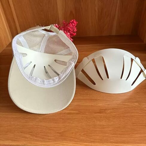 10Pcs Baseball Caps Inserts Shapers, White Plastic Card Hat Inner Support, Cap Fitter Inserts Felt Hat Sweat Liner, Universal Cap Inner Liner for Fitted Caps Ball Sports Caps in Saudi Arabia