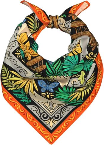 Head Scarf Hair Neck Scarves for Women Fashion Silk Satin Purse Bag Scarfs Handbags Bandana Neckerchief in Saudi Arabia