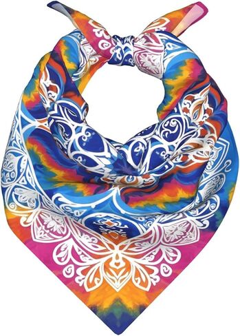 Silk Head Scarf for Women Square Fashion Satin Hair Scarves, Neck Scarf in Saudi Arabia