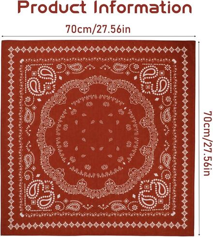 JATEBI 3Pcs Women Head Hair Scarf, 27.5" Large Square Bandana, Like Satin Silk Hair Wrap for Sleeping in Kuwait