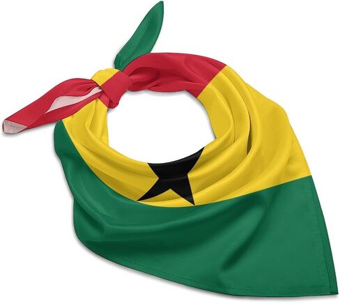 Ghana Flag Kerchief Square Silk Like Scarf Print Turban Bandanas Party Favor Scarf Headband Handkerchiefs in Saudi Arabia