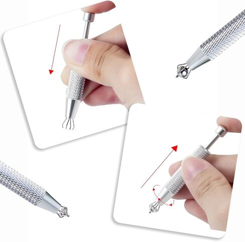 Hoeudjo 14G Surgical Steel Floating Belly Button Rings For Women Flat Back Navel Piercing Jewelry Internally Threaded CZ Belly Rings Set With Taper Tool Ball Grabber Bar Length 8mm 10mm 12mm 14mm in Kuwait