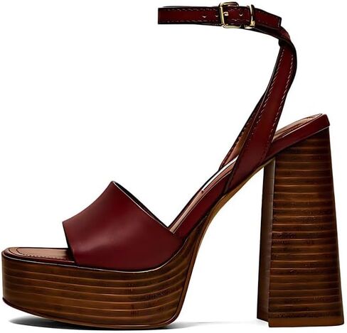 ANFEE Platform Heels for Women Open Toe Chunky Block Heel Ankle Strap Sandals in Kuwait