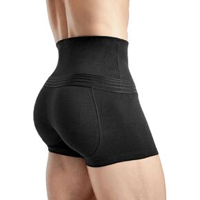 Rounderbum Men’s Basic Slim Fit Padded Trunk – Dual Tech Compression + Padded Underwear for Waist Shaping and Glute Lift in Saudi Arabia