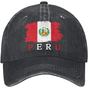 Baseball Cap Peruvians Peru Flag Printed, Birthday Gift, One Size Fits Most in Kuwait