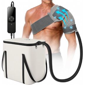 Ice Machine for Shoulder After Surgery, Cold Therapy Machine for Rotator Cuff Recovery with Programmable Timer, Quiet Circulating Cryotherapy System for Shoulder Pain Relief and Post Surgery Recovery in Kuwait