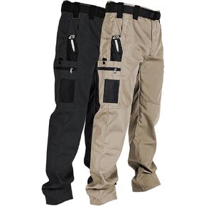 disi 2Pack Men's Work Pants Stretch Ripstop Water-Resistant Utility Cargo Pants Lightweight Workwear Tactical Pants in Saudi Arabia