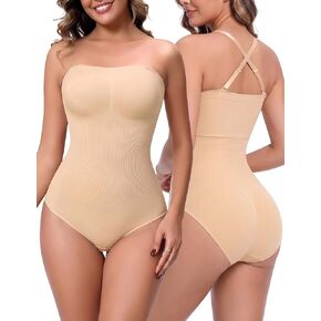 Strapless Shapewear for Women, Seamless Tummy Control Shapewear Bodysuit, Under Dress Brief Body Shaper in Saudi Arabia