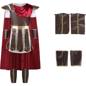 Colorful House Men Roman Soldier Costume Adult Spartan Warrior Costume Halloween Greek Gladiator Costume in Saudi Arabia