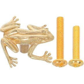 Brass Frog Drawer Pulls 3D Animal Cabinet Handles Vintage Decorative Frog Door Handles for ’ Room Wardrobe Dresser Cupboard Hardware Accessories in Kuwait