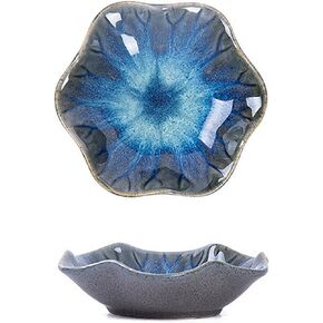 Jewelry Tray,Ring Dish,Ceramic Trinket Tray,Key Bowl,Decorative Plate,Necklace Earrings Ring Holder (Light Blue) in Saudi Arabia