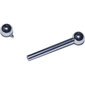 Painful Pleasures 12 Gauge 12g 316L Stainless Steel Internally Internal Threaded Straight Barbell Tongue Nipple Ring Earring Piercing Jewelry 1/2 5/8 3/4 7/8 in Saudi Arabia