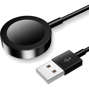 𝟐𝟎𝟐𝟓 𝐔𝐩𝐠𝐫𝐚𝐝𝐞𝐝 بالنسبة لشاحن Apple Watch ، فإن كابل الشحن السريع المغناطيسي [USB C] شحن لاسلكي مغناطيسي متوافق مع سلسلة IWatch Ultra/9/7/6/6/SE/SE2/5/3/3/2- [3.3 قدم] USB A+USB C in Kuwait