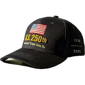 Embroidered 250th Anniversary Baseball Cap 1776 2026, Patriotic USA Flag Hat, Adjustable Cotton Blend Hat in Saudi Arabia