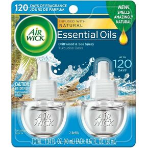 Air Wick Plug in Scented Oil Refill, 3ct, Lavender & Chamomile, Air Freshener, Essential Oils in Kuwait