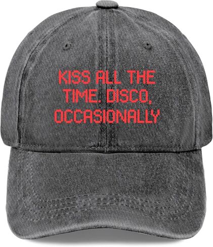 Kisses All The Time discos-Occasionally Hats for Men Fashion Washed Distressed in Kuwait