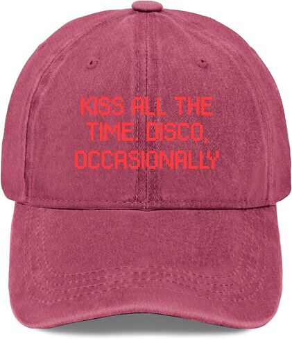 Kisses All The Time discos-Occasionally Hats for Men Fashion Washed Distressed in Kuwait