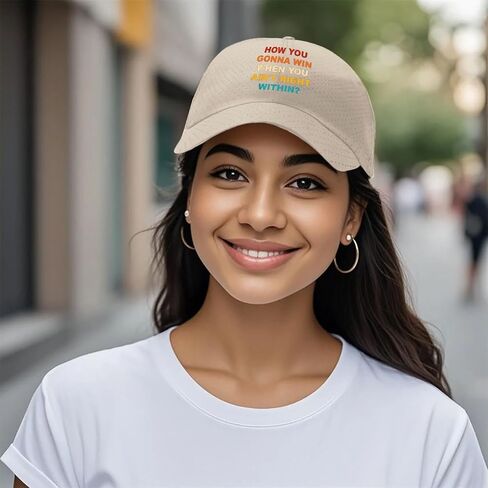 How You Gonna Win When You Ain't Right Within? Hats for Son Low Profile Washed in Kuwait