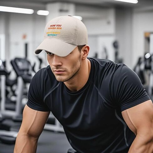 How You Gonna Win When You Ain't Right Within? Hats for Son Low Profile Washed in Kuwait