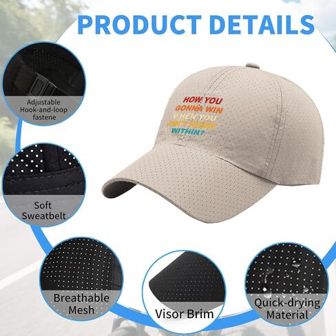 How You Gonna Win When You Ain't Right Within? Hats for Son Low Profile Washed in Kuwait