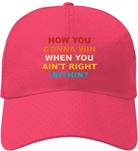 How You Gonna Win When You Ain't Right Within? Hats for Son Low Profile Washed in Kuwait