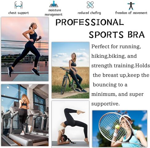 Women Sports Bra Front Fastening High Impact Zip Front Post Surgery Running Yoga Bras Crop Top with Adjustable Straps in Saudi Arabia