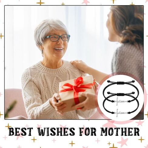 Tudomro 30 Pcs Mother's Day Church Gifts Bulk Cross Mom Bracelets Mother's Day Bracelets Gifts Bulk for Mother Grandma Christian Church Appreciation Gift in Kuwait