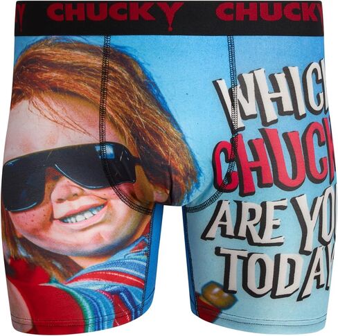 COCO BRANDS Chucky Mens Boxer Briefs - 1Pack/2Pack Halloween Underwear Boxers for Men with Contour Pouch in Kuwait