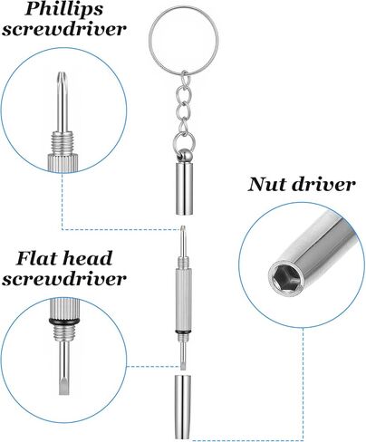 120Pcs Eye Glass Screws, Stainless Steel Screws for Eyeglasses & Sunglasses Screw Repair Kit Compatible with Most Sports & Fashion Frames in Saudi Arabia