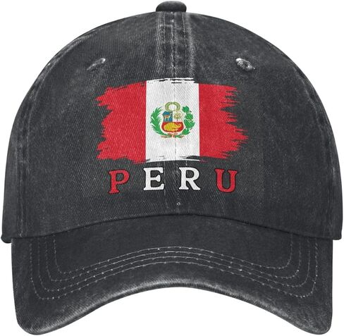 Baseball Cap Peruvians Peru Flag Printed, Birthday Gift, One Size Fits Most in Kuwait